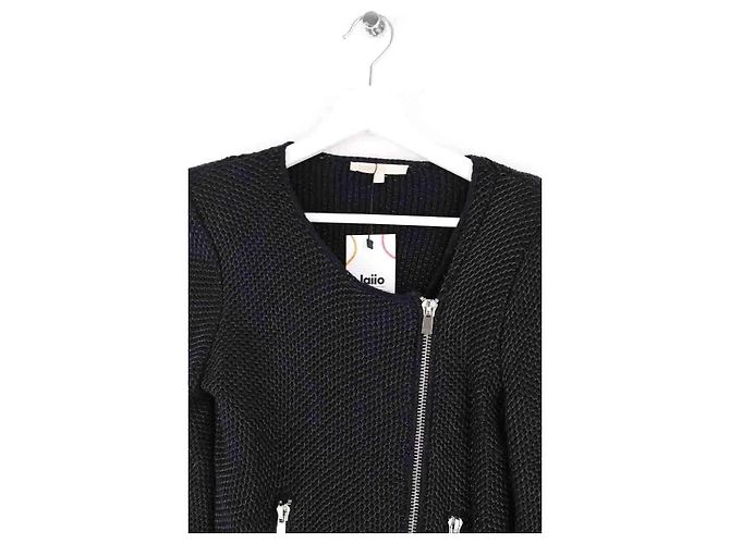 Gilet Maje in cotone nero - vista 2