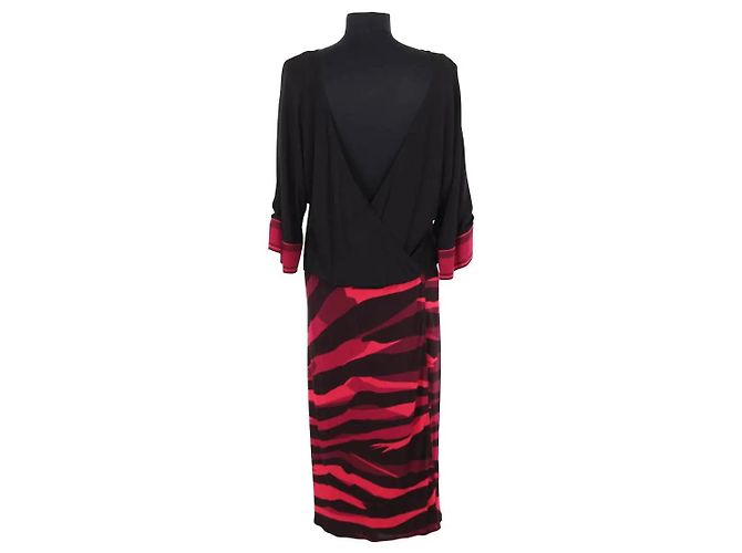Vestido de seda negro Louis Vuitton - vista 4