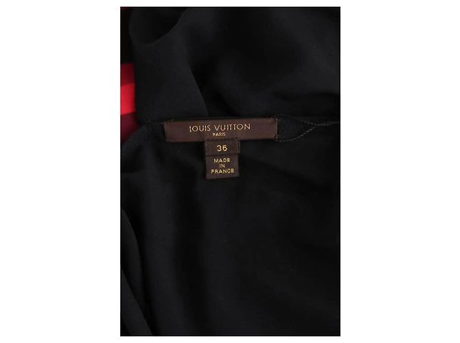 Vestido de seda negro Louis Vuitton - vista 5