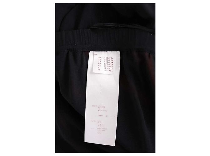 Vestido de seda negro Louis Vuitton - vista 6