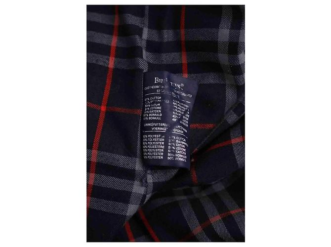 Burberry Gabardina azul marino - vista 7