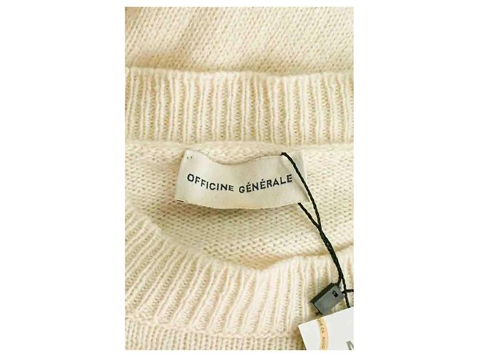 Autre Marque Officine Générale Kaschmir Pullover ecru - Ansicht 5