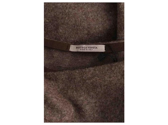 Falda de lana Bottega Veneta camel - vista 3
