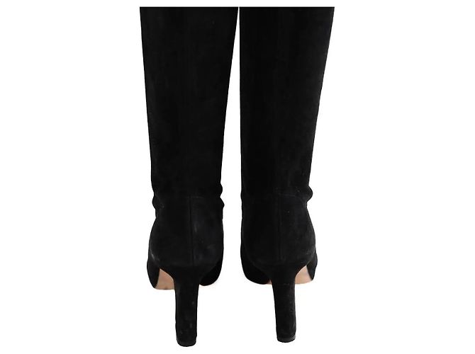 Stivali Stuart Weitzman in camoscio nero - vista 2