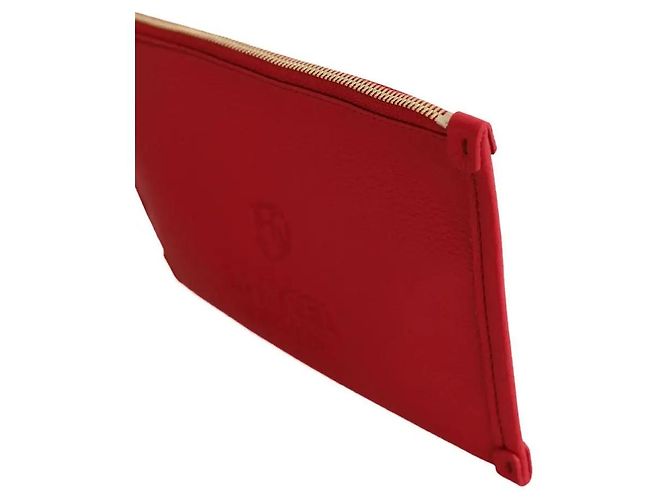 Pochette Lancel in pelle rossa - vista 3