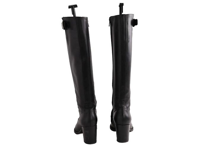 Botas de piel negra Free Lance - vista 2