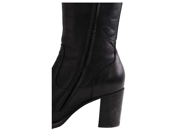 Botas de piel negra Free Lance - vista 5