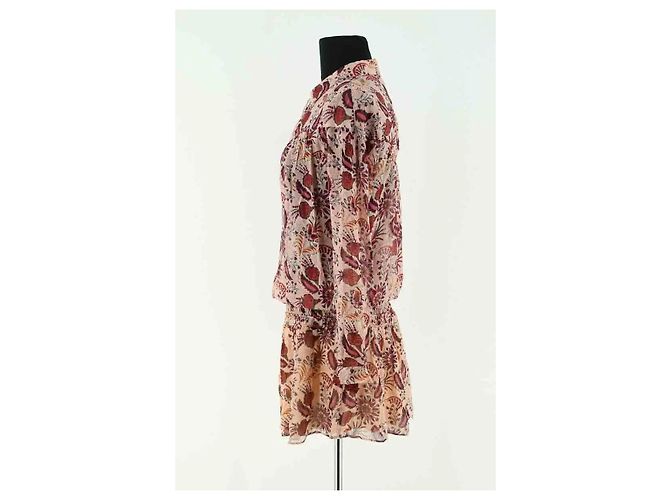 Ba&Sh Kleid in Ecru aus Viskose - Ansicht 3