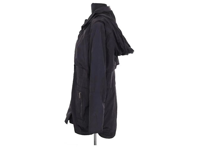 Parka negra The Kooples - vista 3