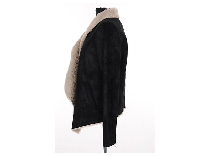 Abrigo negro The Kooples de sintético M - vista 3