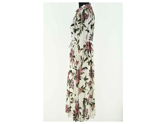Ba&Sh Weißes Viskose Kleid - Ansicht 3