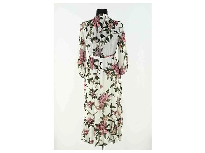 Ba&Sh Weißes Viskose Kleid - Ansicht 4