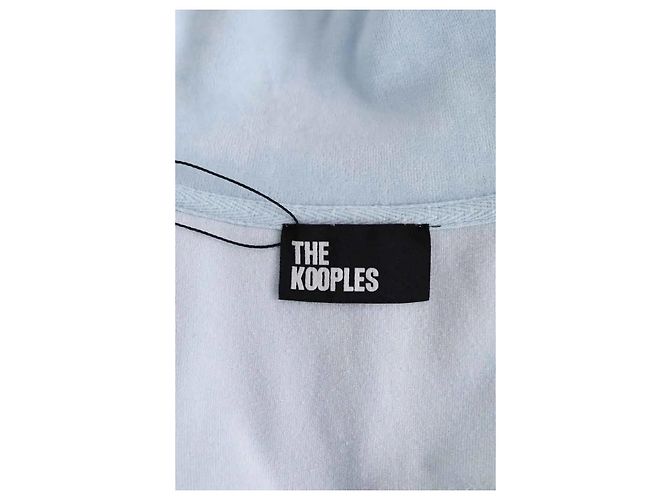 Chaleco azul de algodón The Kooples - vista 5