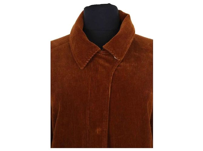 Chaqueta Soeur de algodón marrón - vista 2