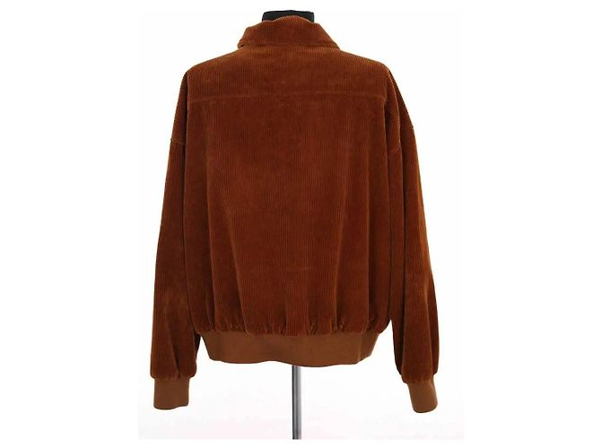 Chaqueta Soeur de algodón marrón - vista 4