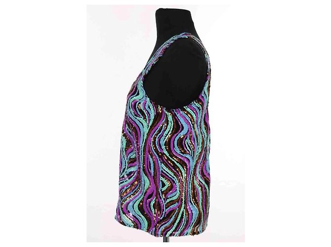 Maje Top senza maniche Emilio multicolore - vista 3