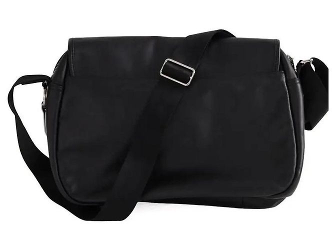 Borsa satchel Longchamp in pelle nera - vista 4