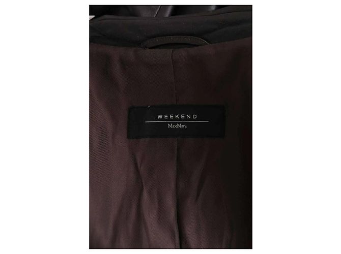 Chaqueta Max Mara de cuero marrón - vista 5