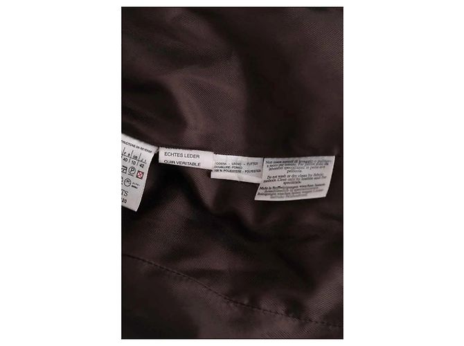 Chaqueta Max Mara de cuero marrón - vista 6