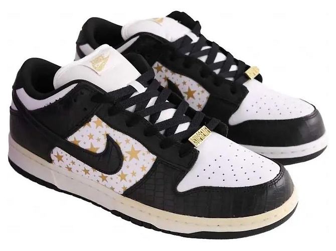 Sneakers basse Nike x Supreme SB Dunk Low multicolore - vista 3