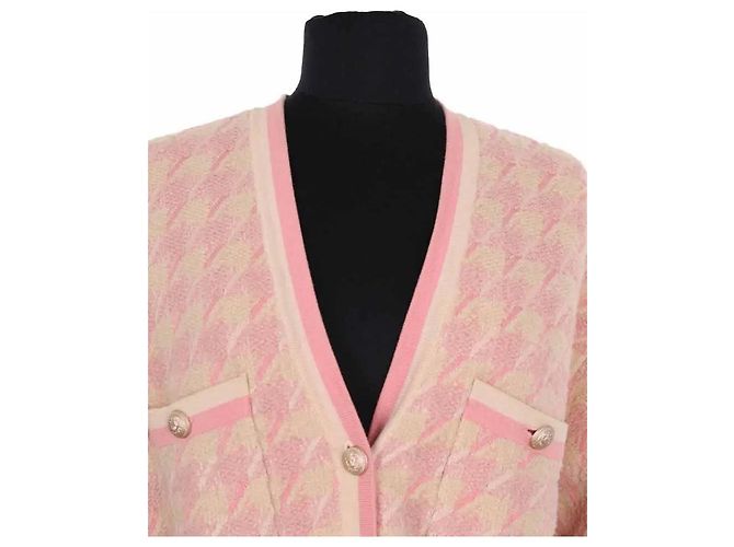 Sandro Cardigan aus Baumwolle Rosa - Ansicht 2