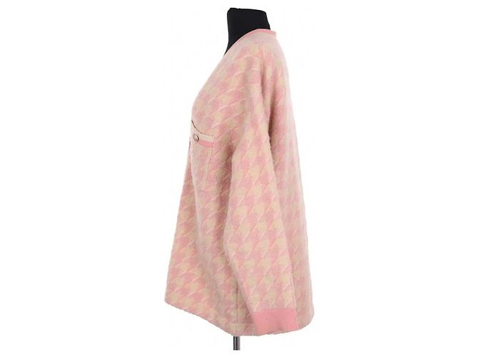 Sandro Cardigan aus Baumwolle Rosa - Ansicht 3