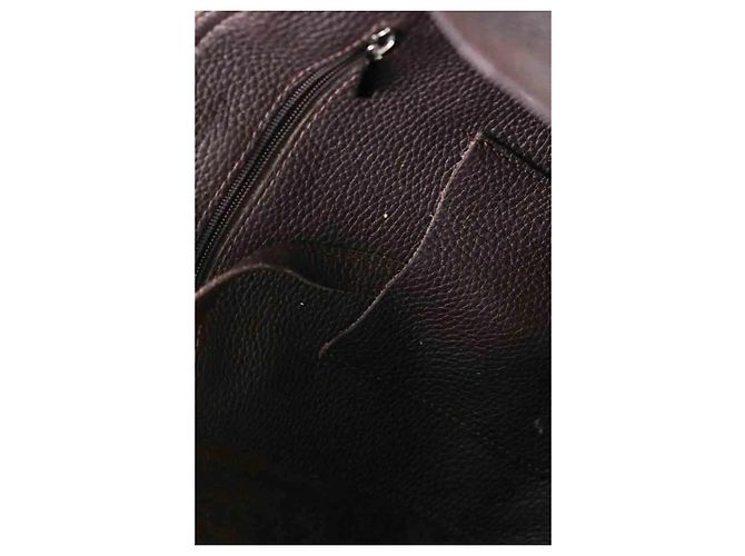 Borsa a tracolla Longchamp in pelle marrone - vista 6