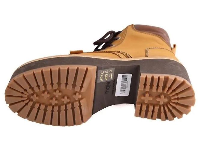 Maje Schnürstiefel aus Leder camel - Ansicht 6