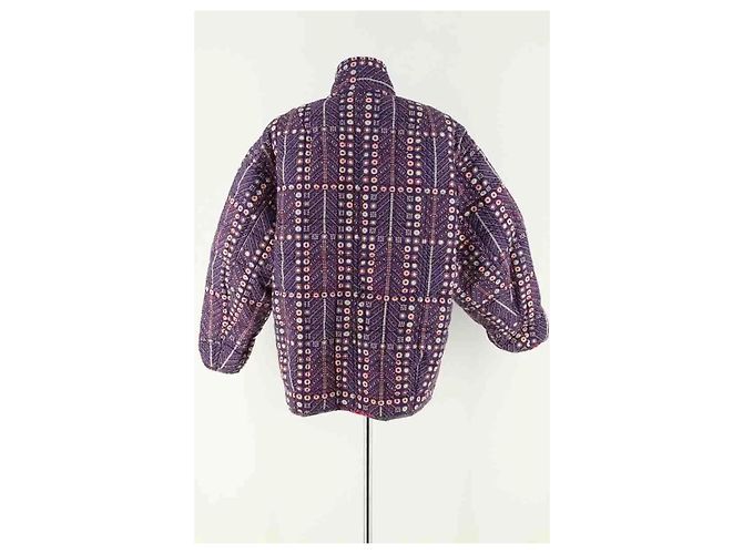 Kimono Isabel Marant de algodón violeta - vista 4