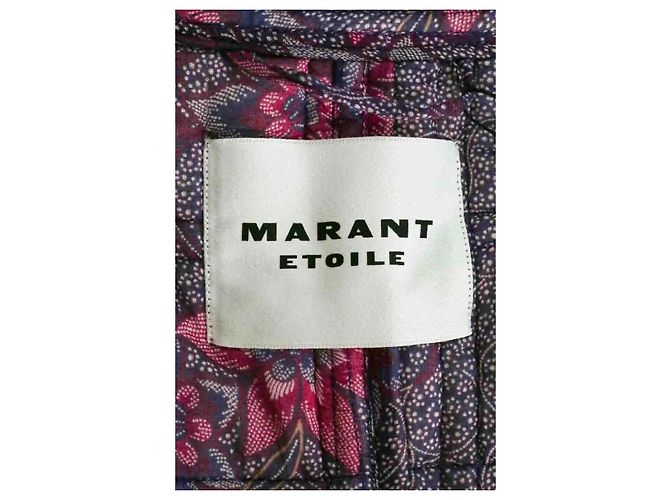 Kimono Isabel Marant de algodón violeta - vista 5