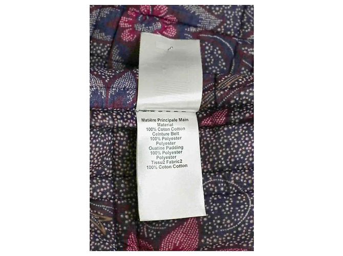 Kimono Isabel Marant de algodón violeta - vista 6