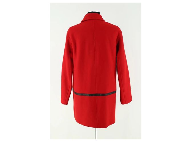 Gerard Darel red wool coat - view 4