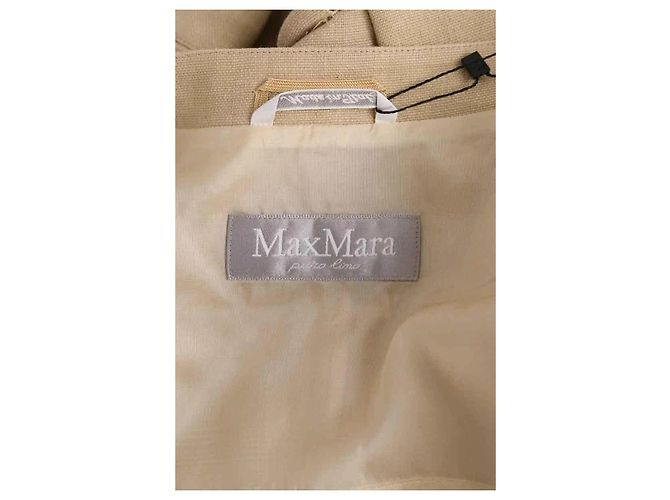 Chaqueta Max Mara de lino beige - vista 5
