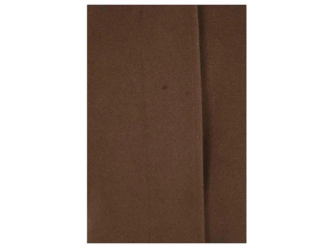 Abrigo de lana marrón Burberry - vista 3