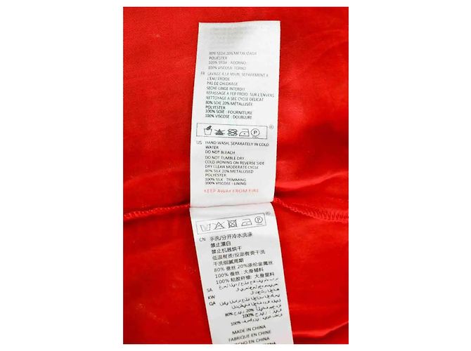 Ba&Sh Rotes Seidenkleid - Ansicht 6