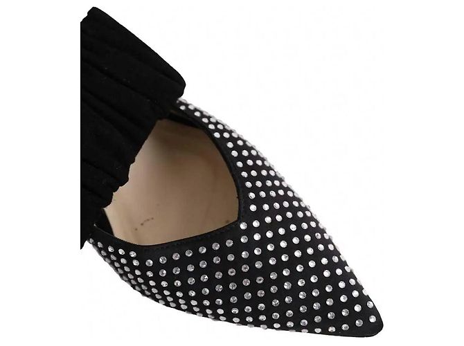 Tacchi Repetto in camoscio nero - vista 4