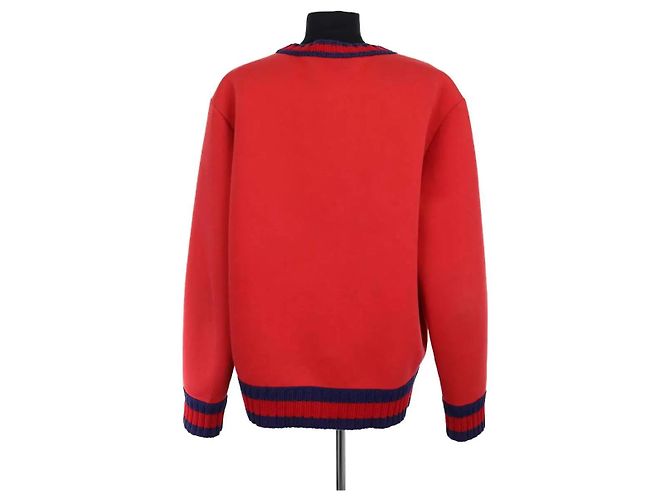 Sudadera roja de algodón Gucci - vista 4