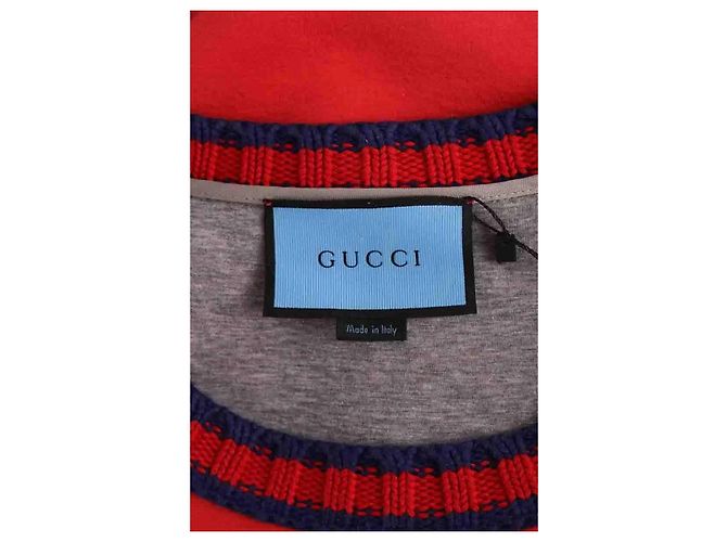 Sudadera roja de algodón Gucci - vista 5