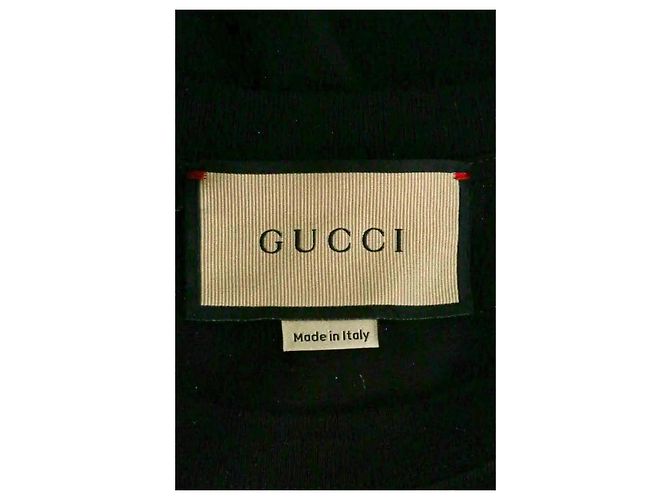 Camiseta de algodón negra Gucci - vista 4