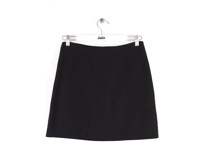 Minifalda de lana negra Prada - vista 3
