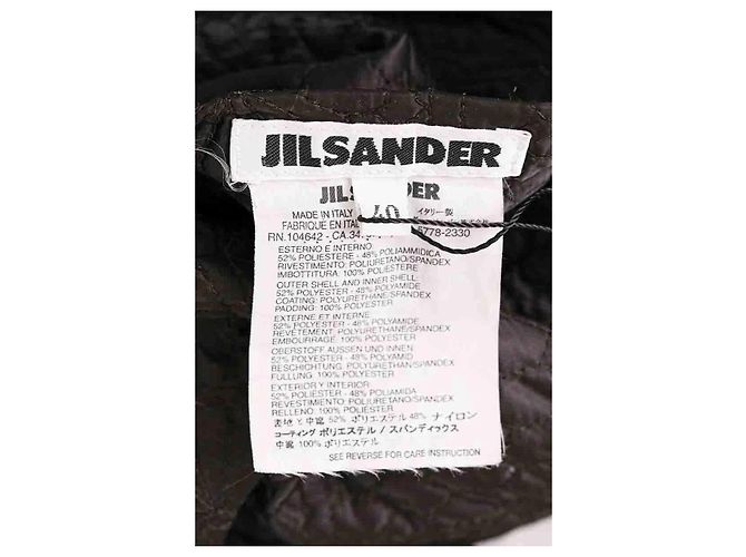 Piumino nero Jil Sander - vista 5