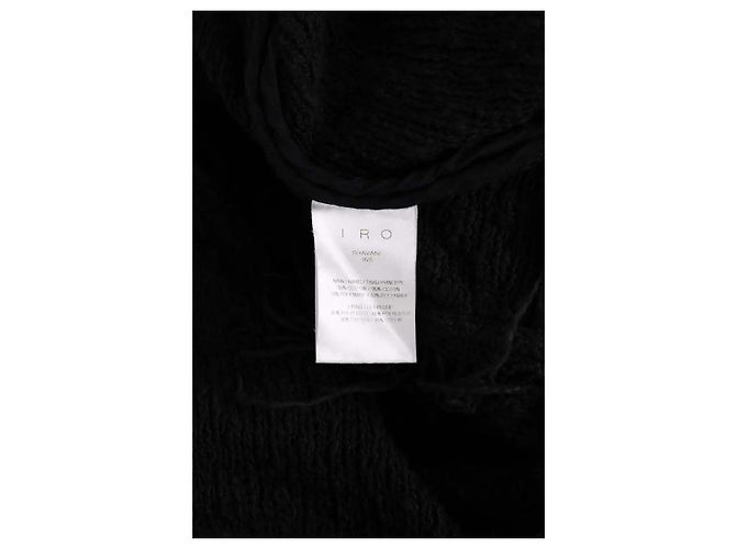 Schwarze Iro Jacke aus Baumwolle - Ansicht 6