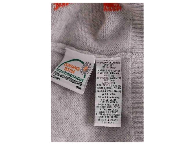 Eric Bompard Cardigan aus Kaschmir in Grau - Ansicht 6
