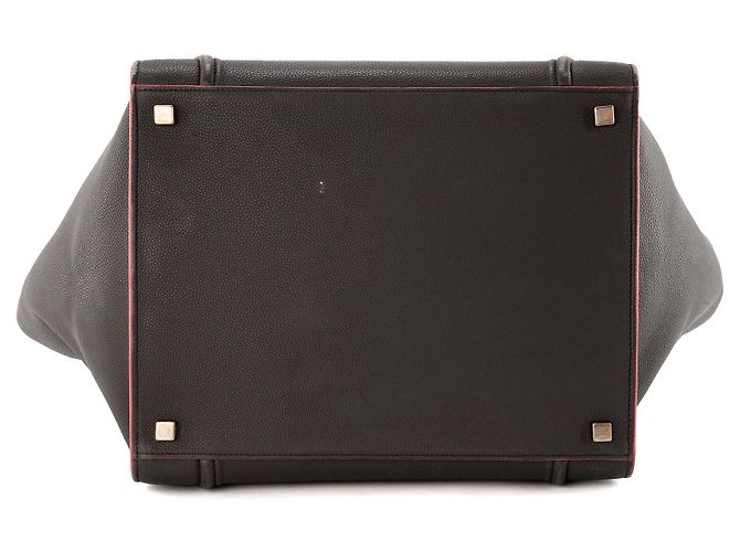 Céline CELINE - Borsa Luggage Phantom Celine in pelle grana grigia - vista 4