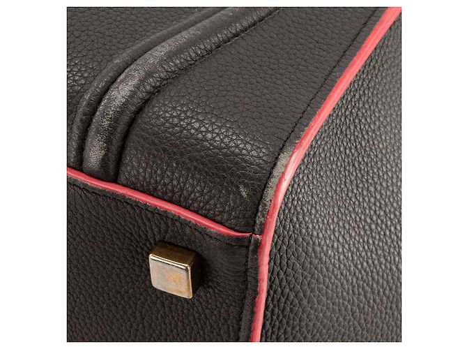Céline CELINE - Borsa Luggage Phantom Celine in pelle grana grigia - vista 7