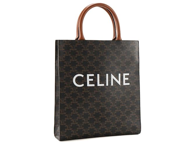 Céline CELINE - Celine Vertical Cabas Tasche aus monogrammiertem beschichtetem Canvas - Ansicht 2