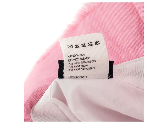 JACQUEMUS - Jacquemus Artichaut Bucket Hat aus rosa Canvas (TU) - Ansicht 8