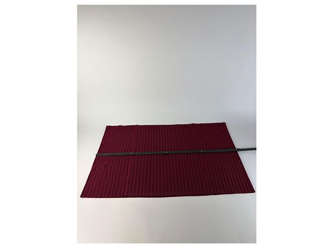 Vintage Issey Miyake Pleats Please Plissettato Wrap c. Mid-2010s Burgundy - vista 7