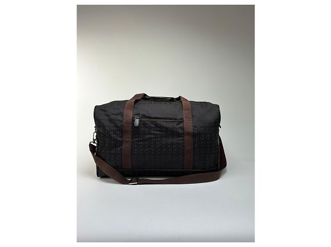 Vintage Balmain BB Monogram Canvas Duffle Bag Ende 1990s Dark Brown - Ansicht 15