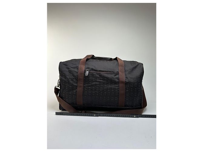 Vintage Balmain BB Monogram Canvas Duffle Bag Ende 1990s Dark Brown - Ansicht 8